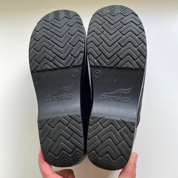 Dansko Professional Black Nubuck Leather Clogs | Size 37 Narrow - Picture 8 of 8